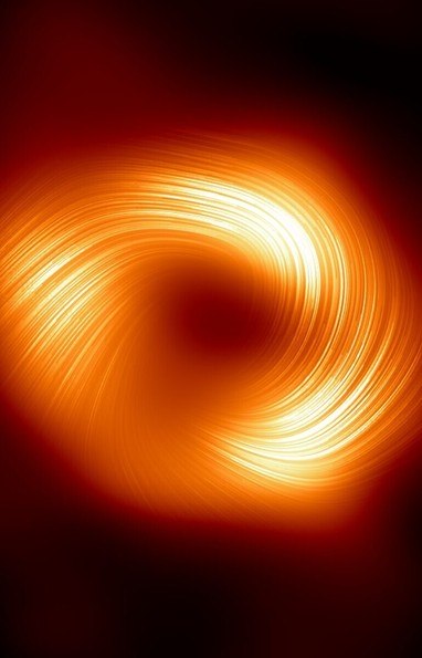 Astrônomos descobrem campo magnético em buraco negro (Reprodução/Observatório Europeu do Sul)